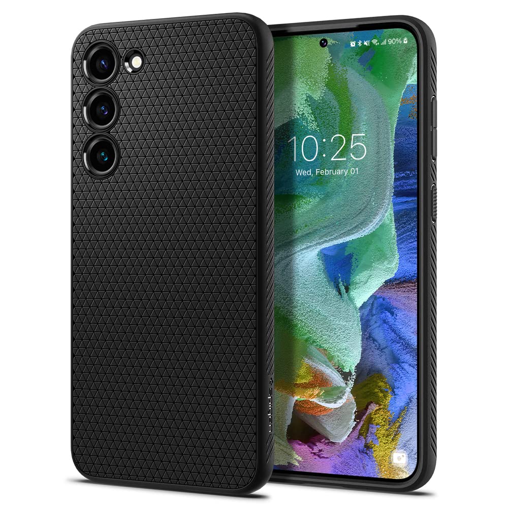 Spigen Galaxy S23 Plus Case - Liquid Air - Matte Black - image 1