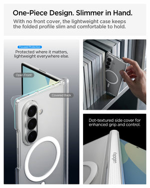 Spigen Galaxy Z Fold 8 Ultra Case Air Skin Zero MagFit - Clear White - image 2
