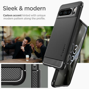 Spigen Rugged Armor Google Pixel 8 Pro Phone Case - Matte Black - image 3