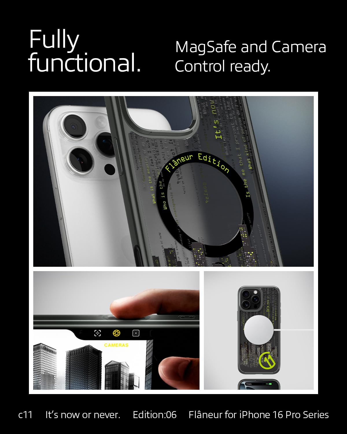 Spigen iPhone 16 Pro Case – Ultra Hybrid (MagFit) – Flaneur – detail image 5