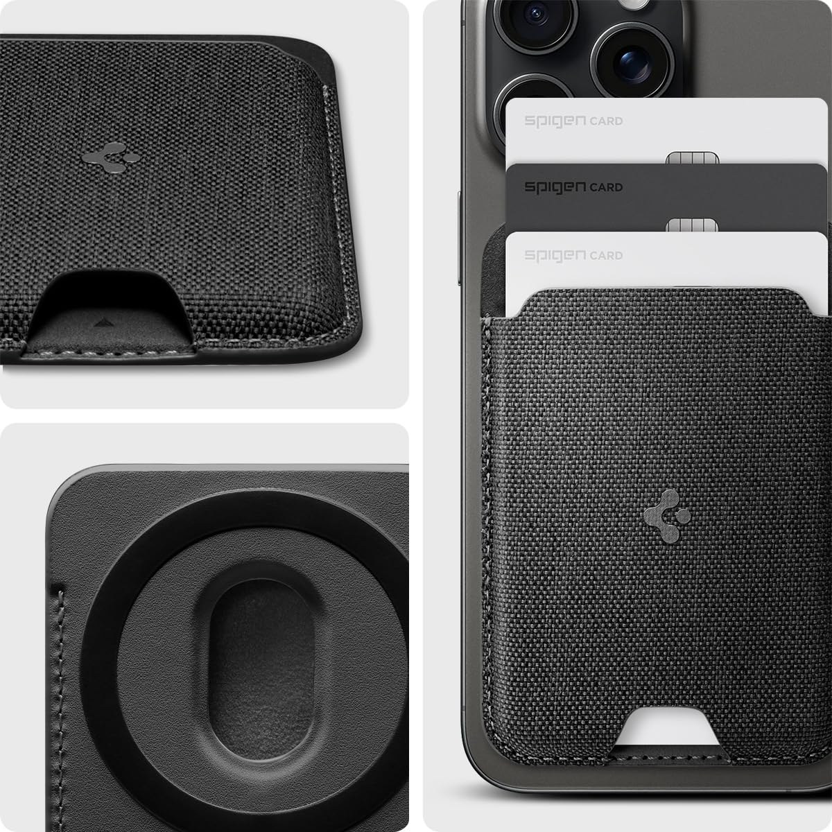 Spigen Urban Fit MagFit Wallet - Black - image 3