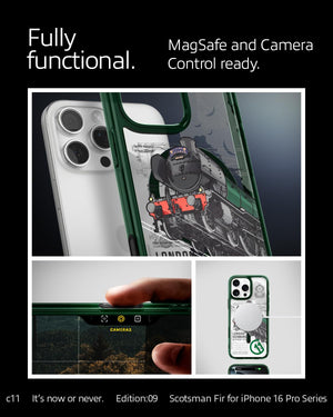 Spigen iPhone 16 Pro Case Ultra Hybrid MagFit - Scotsman Fir - image 5