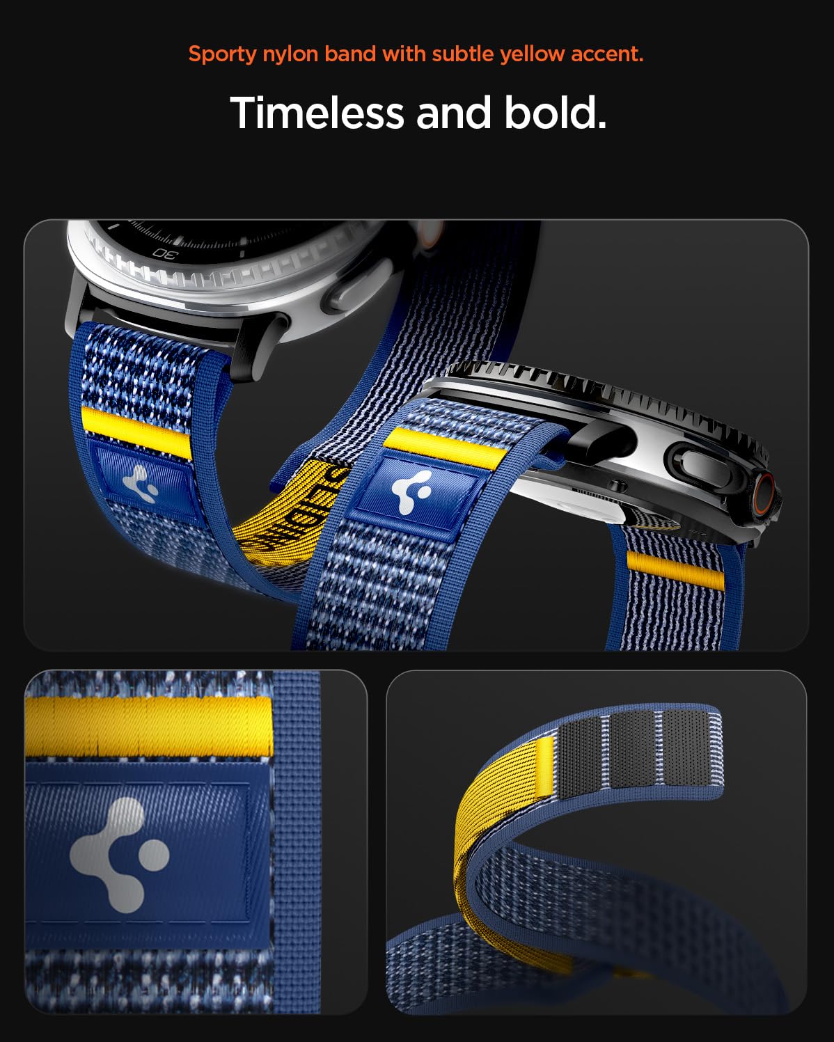Spigen Galaxy Watch 9 Band - Athlex Air - Active Navy Athlex Air - image 6