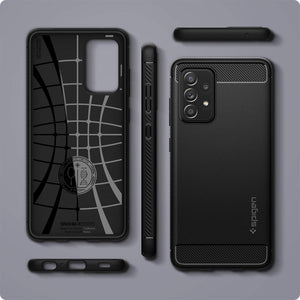 Spigen Galaxy A52 Series Case - Rugged Armor - Matte Black - image 7