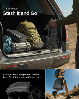 Spigen Starlink Mini EVA Hard Shell Carrying Case - Carbon - image 5