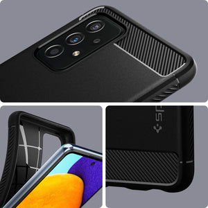 Spigen Galaxy A52 Series Case - Rugged Armor - Matte Black - image 5