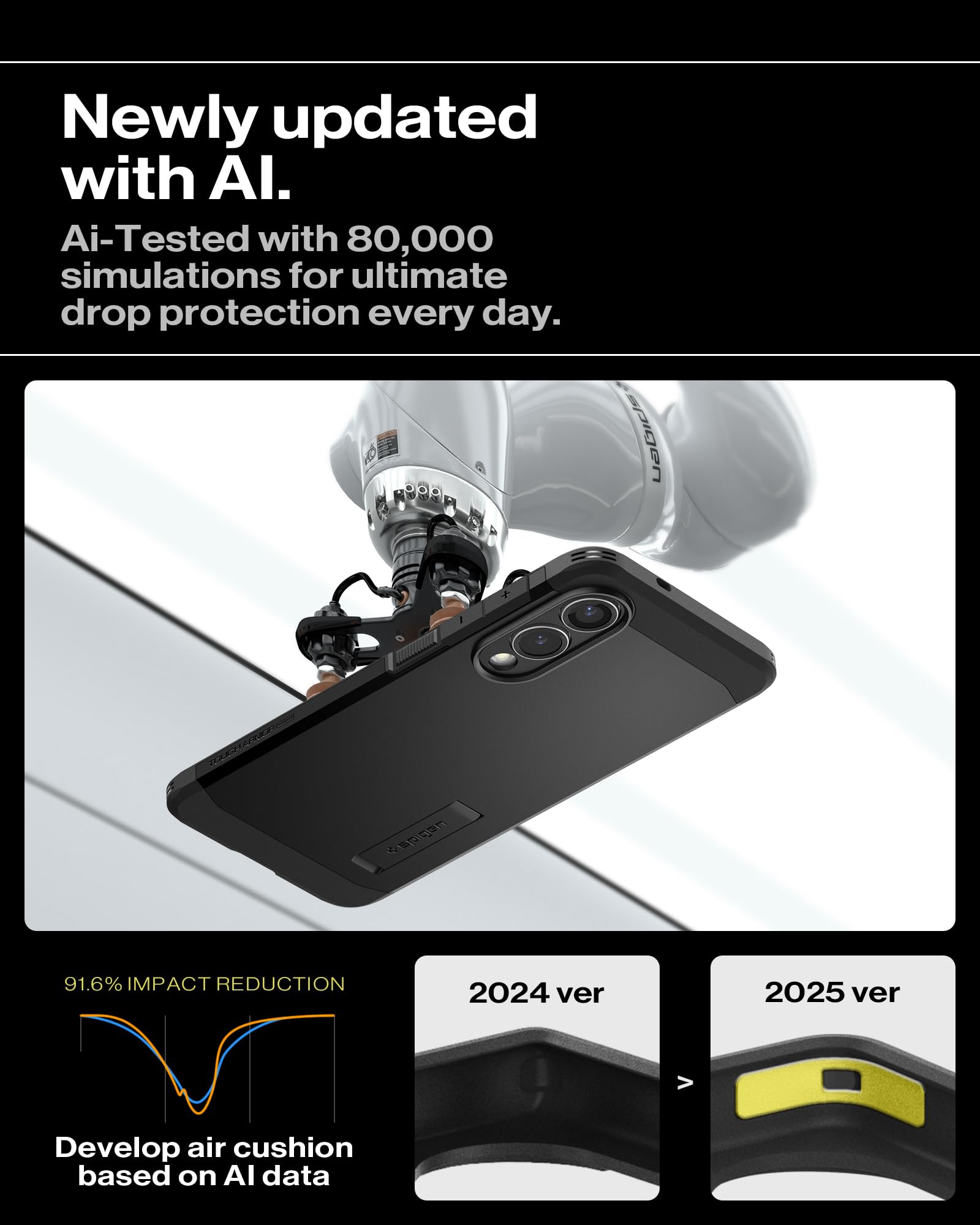 Spigen Galaxy S25 Edge Case Tough Armor MagFit - image 5