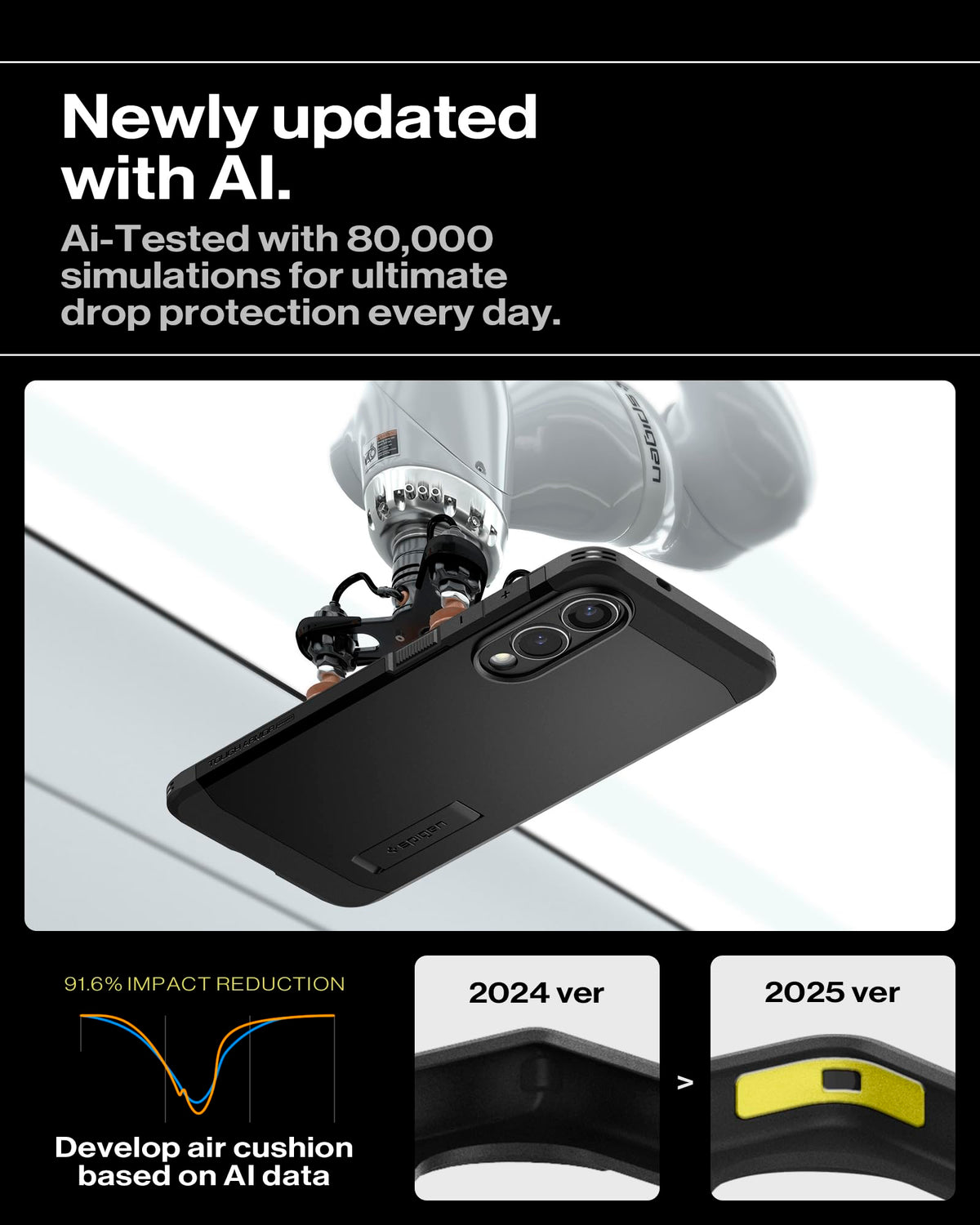Spigen Galaxy S25 Edge Case Tough Armor MagFit - image 5