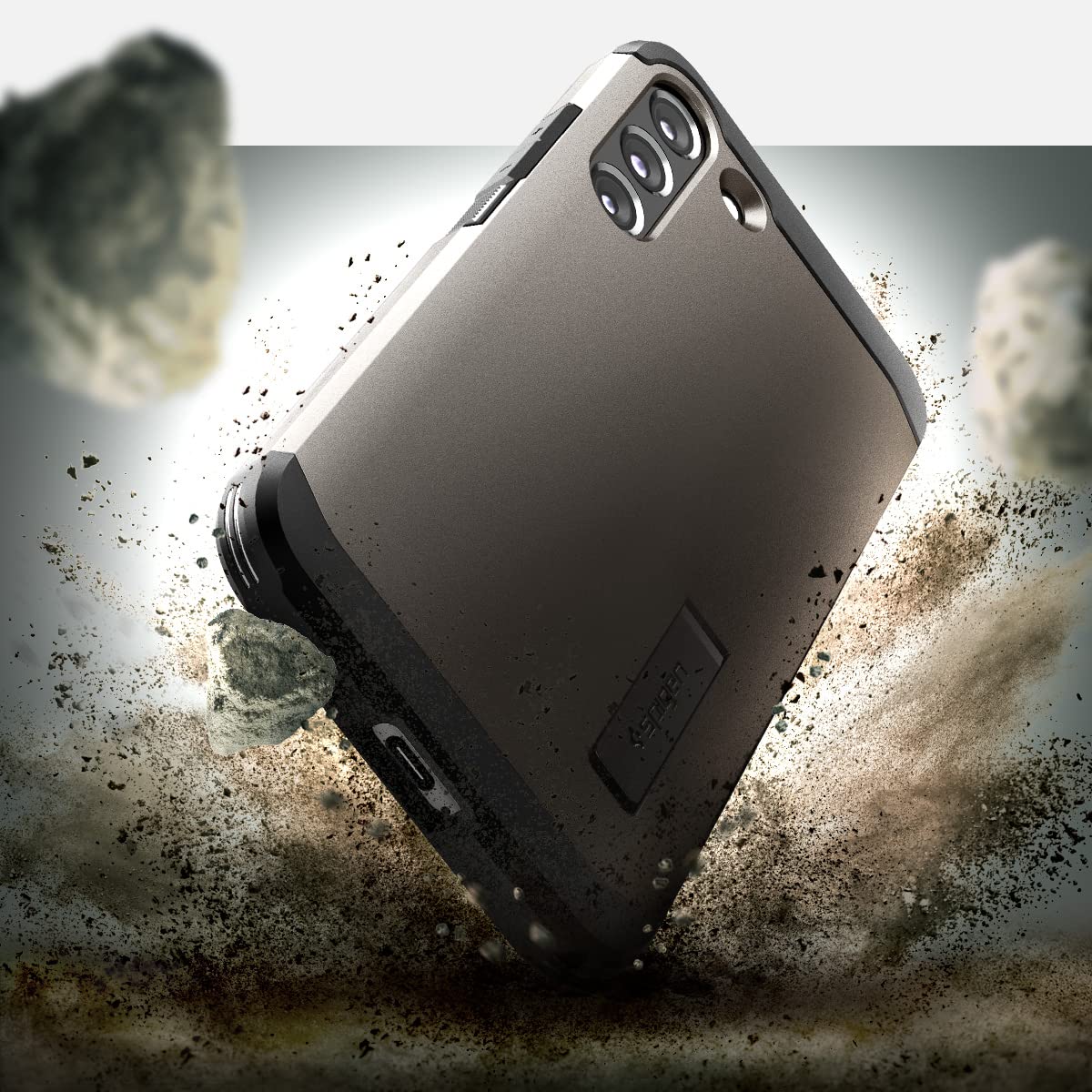 Spigen Tough Armor Galaxy S22 Phone Case - Gunmetal - image 3