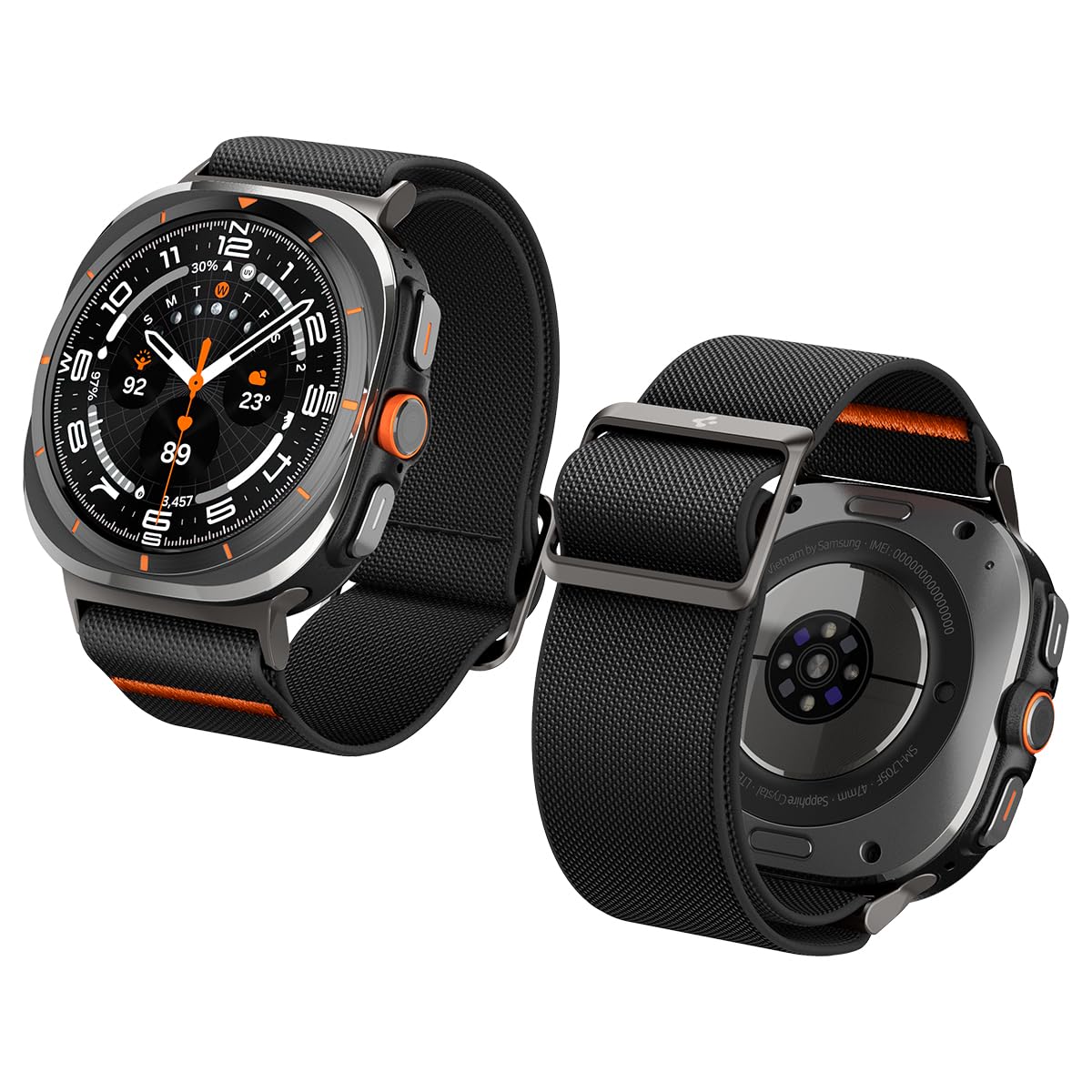 Spigen Galaxy Watch Ultra 2 & Ultra 47mm Band - Lite Fit - Black - image 1