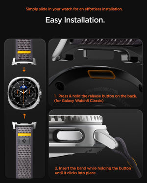 Spigen Galaxy Watch 9 Band - Athlex Air - Active Gray Athlex Air - image 3