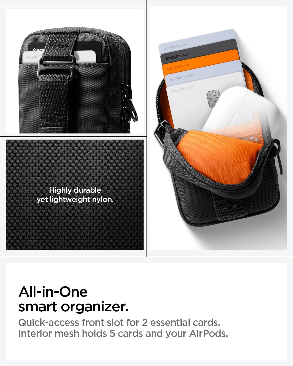 Spigen TintapZip MagFit Magnetic Phone Wallet Pouch - Black - image 4