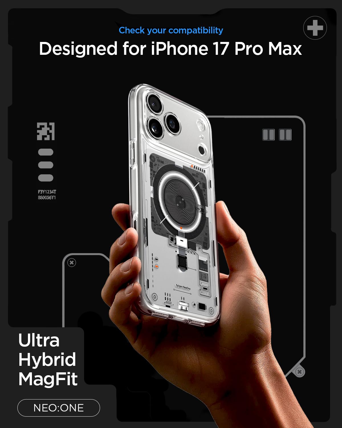 Spigen iPhone 17 Pro Max Ultra Hybrid Neo One MagFit case - Neo One - feature image 2