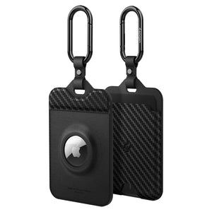 Spigen Air Fit Tesla & Rivian Key Card Holder with AirTag Slot 2-Pack - Black - image 1