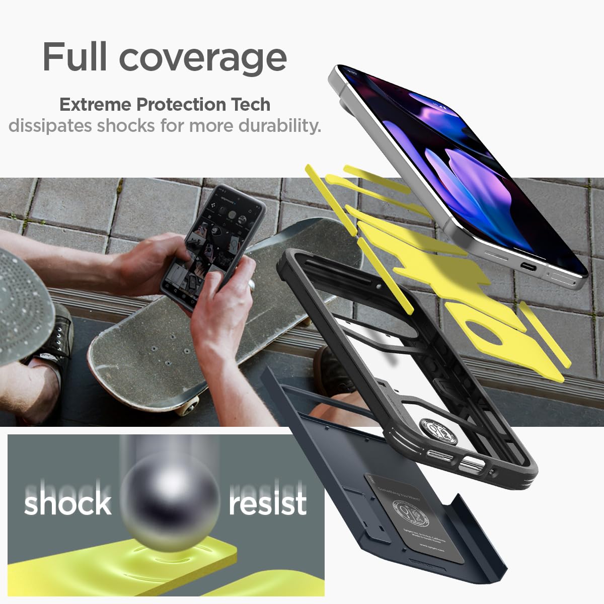 Spigen Tough Armor Google Pixel 9 Pro XL Kickstand Phone Case - Metal Slate - image 3
