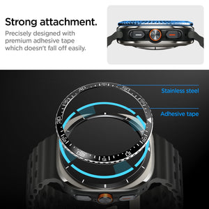 Spigen Galaxy Watch Ultra 47mm Bezel Tune ring in Black – detail image 6