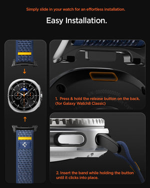 Spigen Galaxy Watch 9 Band - Athlex Air - Active Navy Athlex Air - image 3