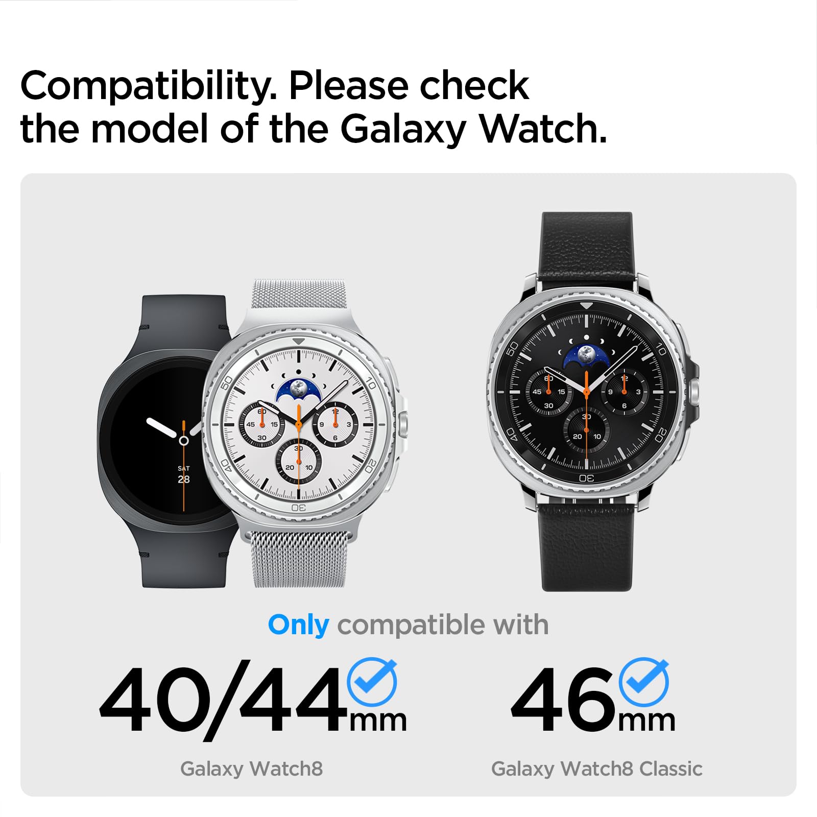 Spigen Galaxy Watch 9 Band - Enzo - Black Enzo - image 2