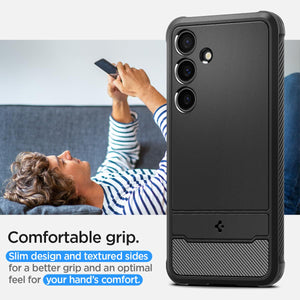 Spigen Galaxy S24 Case – Rugged Armor – Matte Black – detail image 5