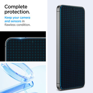 Spigen Galaxy A56 5G / S24 FE Screen Protector - Glas.tR EZ Fit Tempered Glass (2 Pack) - Clear - image 5