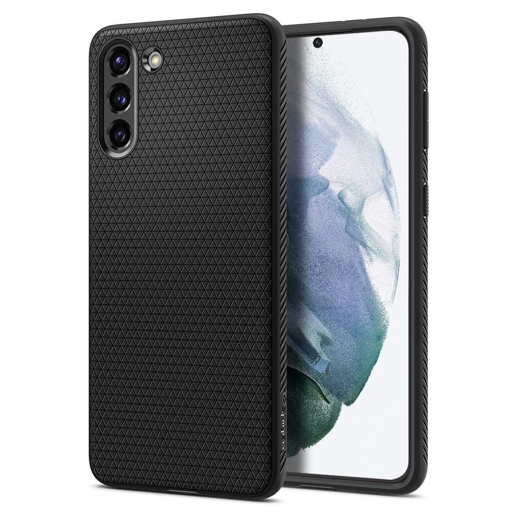 Spigen Galaxy S21 Plus Case - Liquid Air - Matte Black - image 1