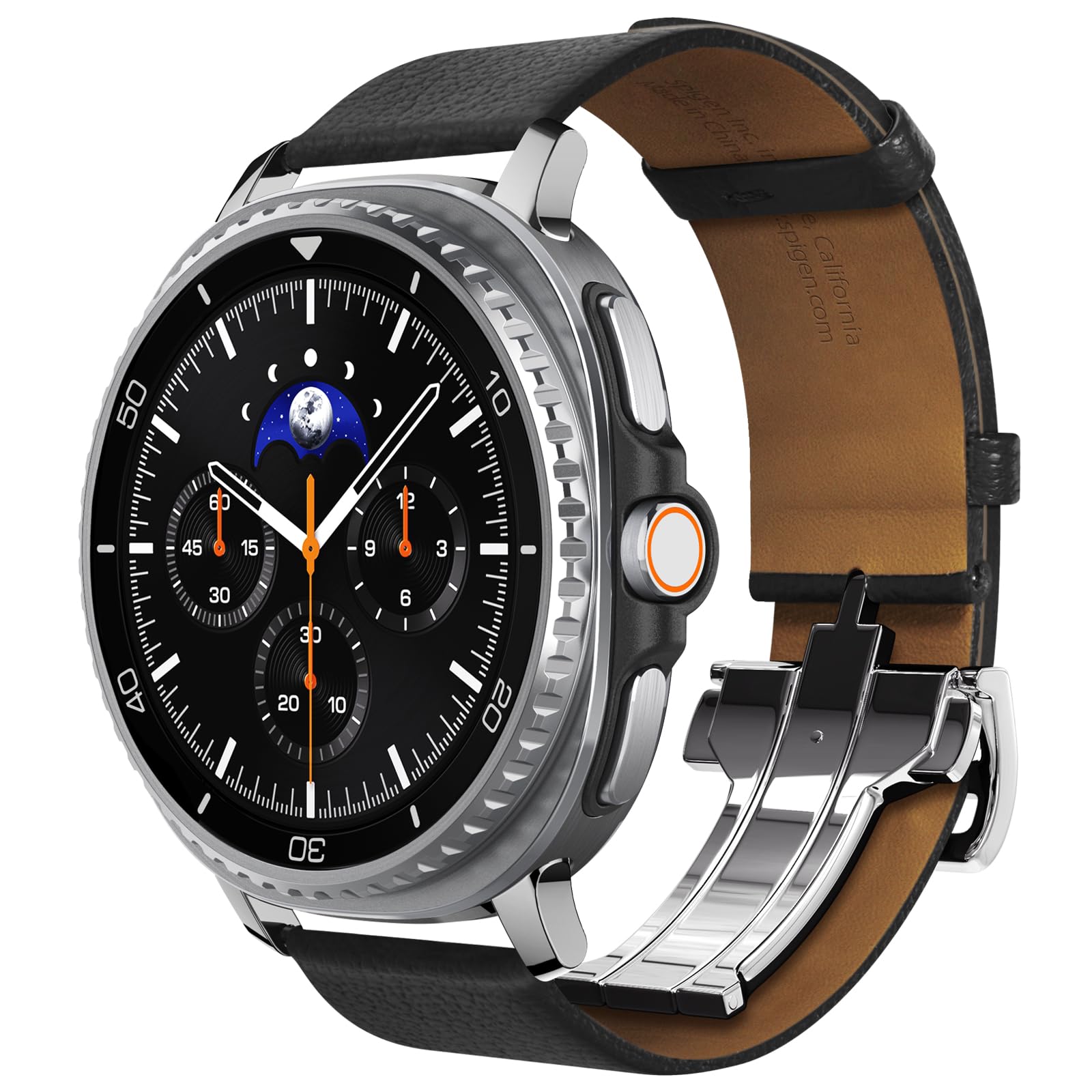 Spigen Galaxy Watch 9 Band - Enzo - Black Enzo - image 1