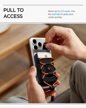 Spigen Tiefit MagFit 3-Card Wallet Stand - Black - image 4