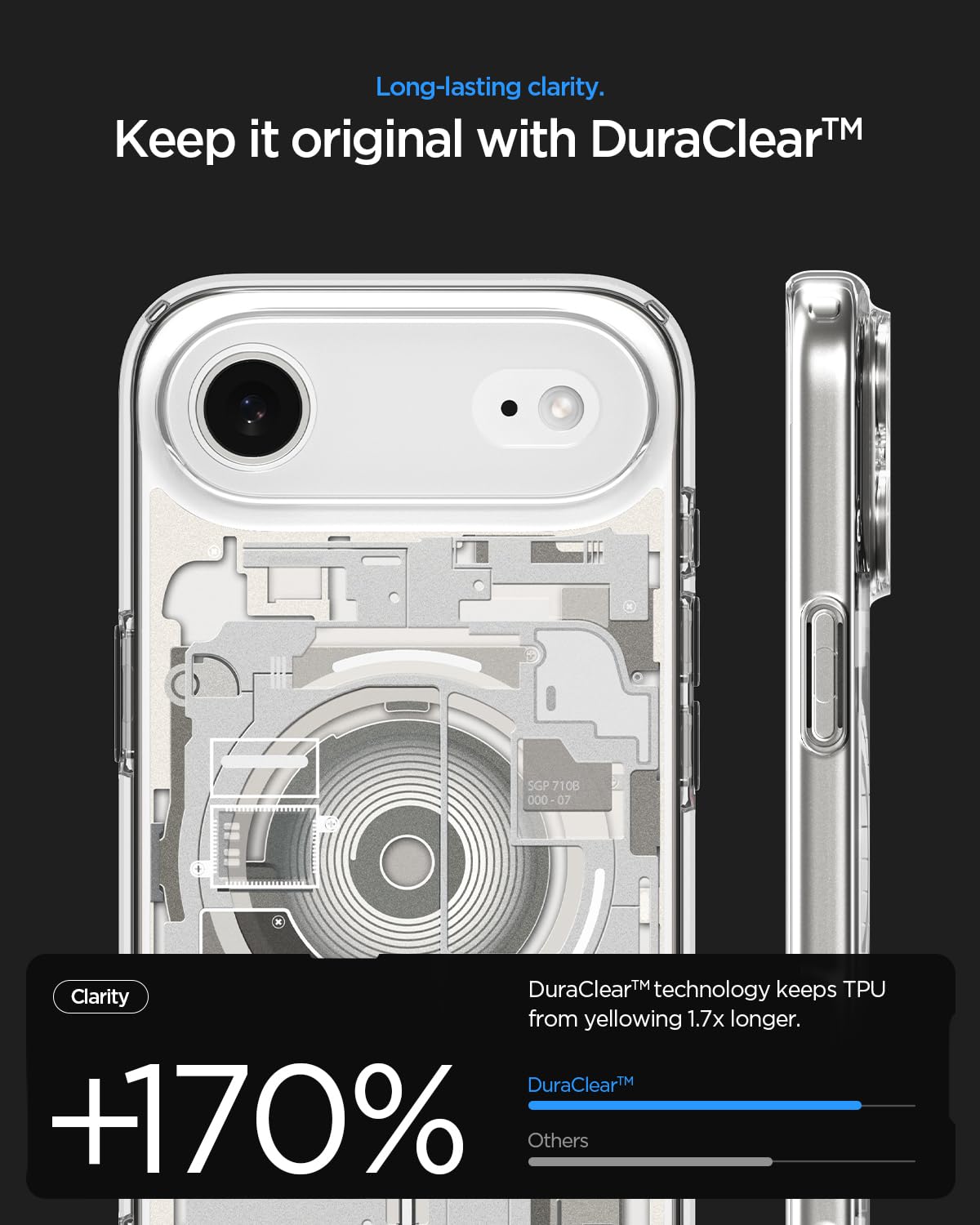 Spigen iPhone Air Case – Ultra Hybrid Zero One (MagFit) - Zero One Natural Titanium