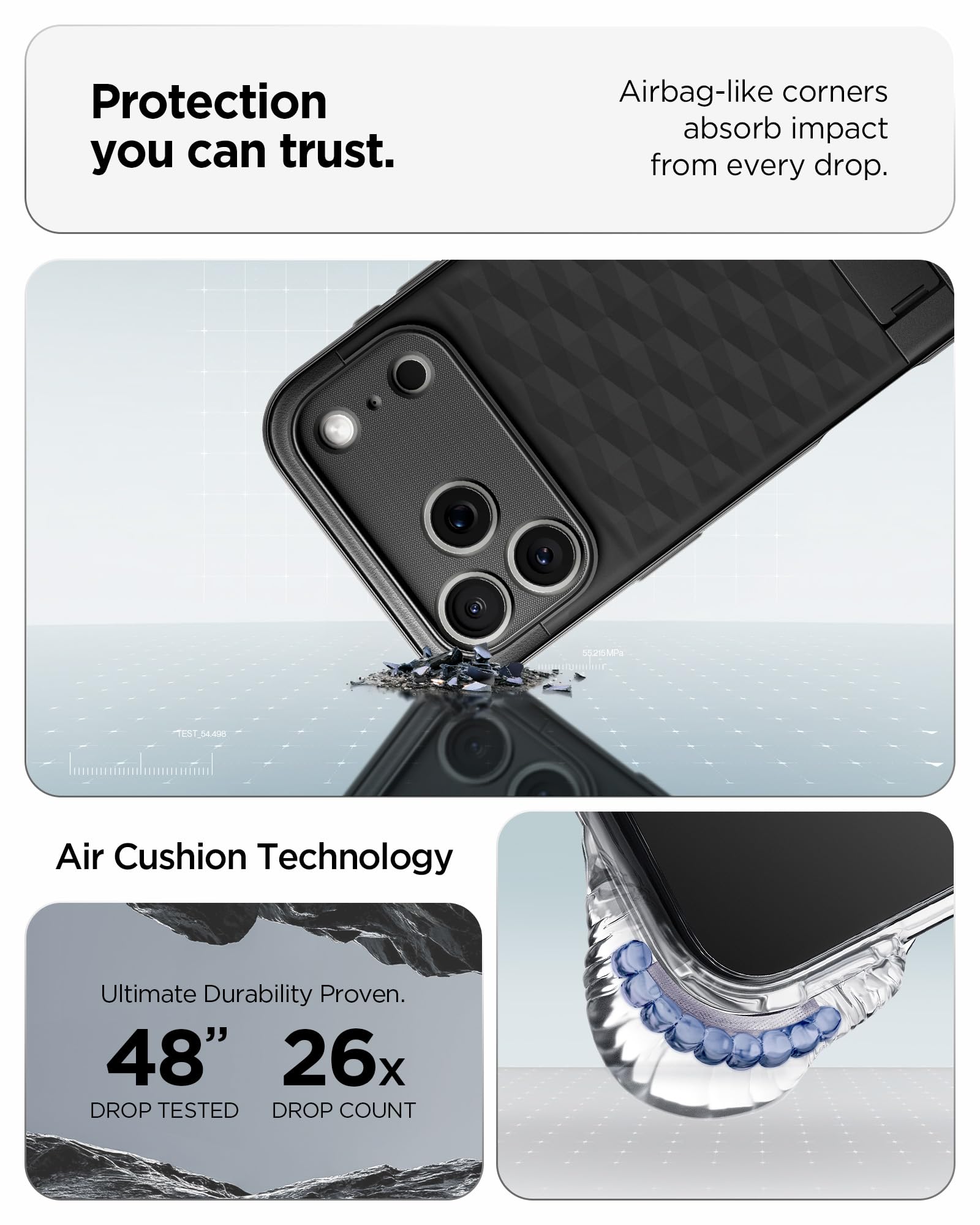 Spigen iPhone 17 Pro Max Case Parallax S MagFit - Matte Black - image 7