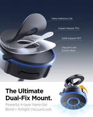 Spigen VacuumLock Upgraded MagSafe Dashboard Car Mount - Black - image 5