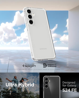 Spigen Galaxy S24 FE Case Ultra Hybrid Zero One - Crystal Clear image 2