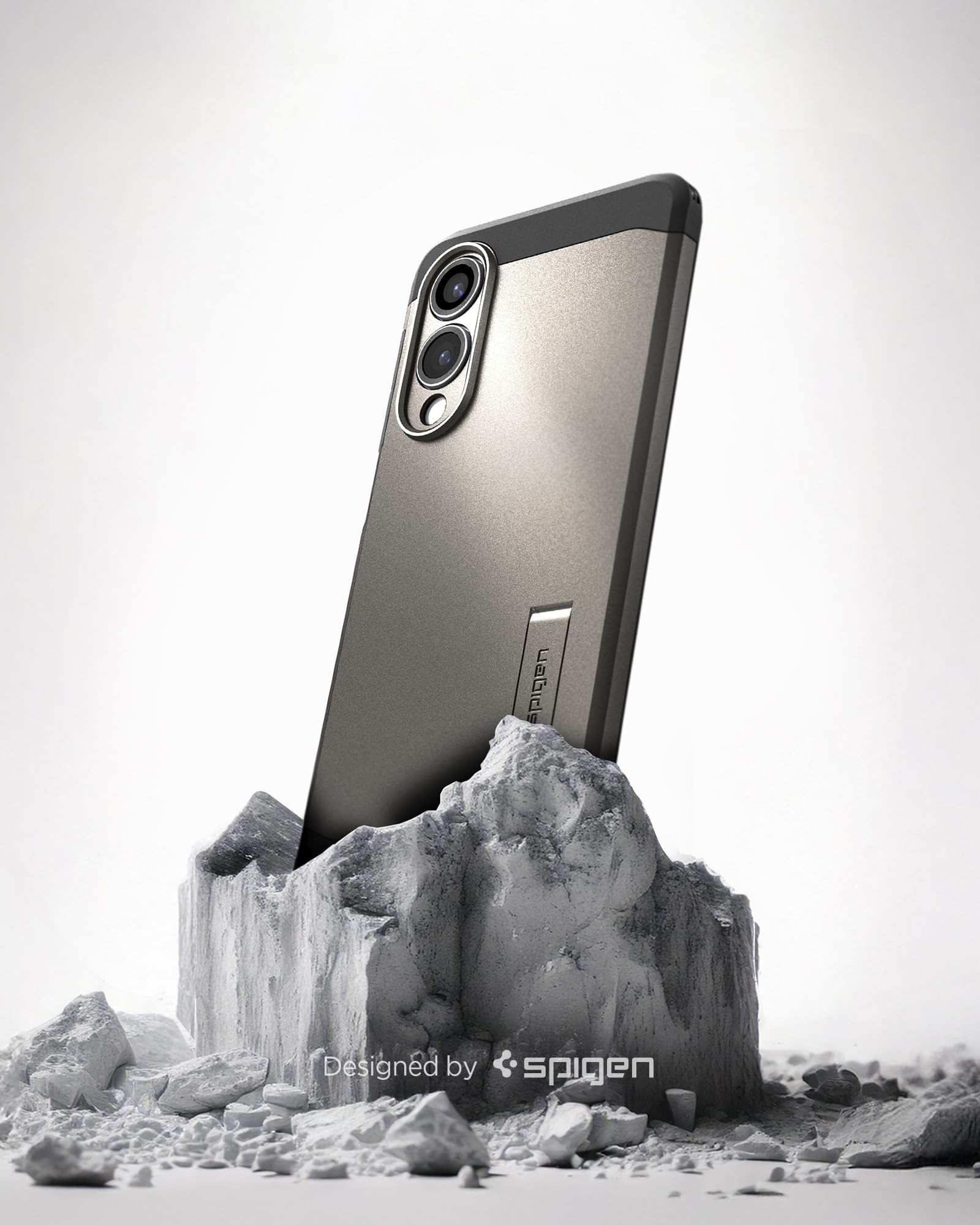 Spigen Galaxy S25 Edge Case Tough Armor MagFit - Gunmetal image 3