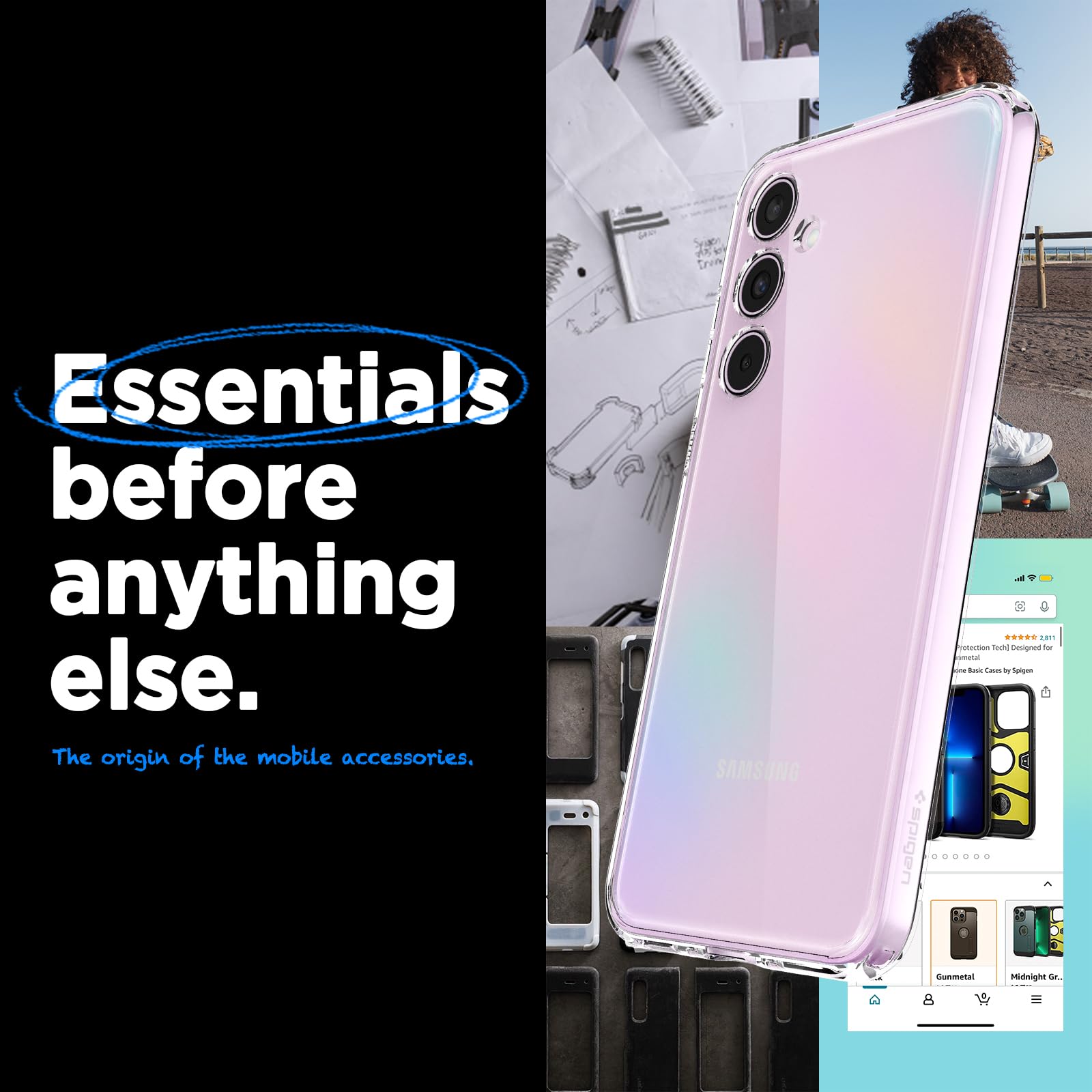 Spigen Galaxy A35 5G Case - Ultra Hybrid - Crystal Clear - image 2