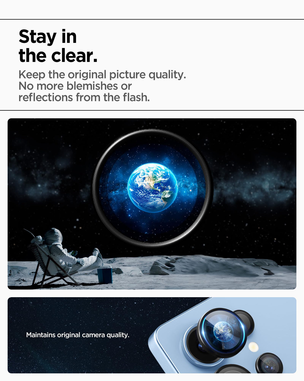 Spigen Galaxy S25 Ultra Lens Protector - Glas.tR EZ Fit Optik Pro (2 Pack) – Black – detail image 4
