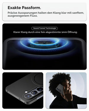 MagFit magnetic alignment on Spigen Galaxy S26 Plus Air Skin Aramid case