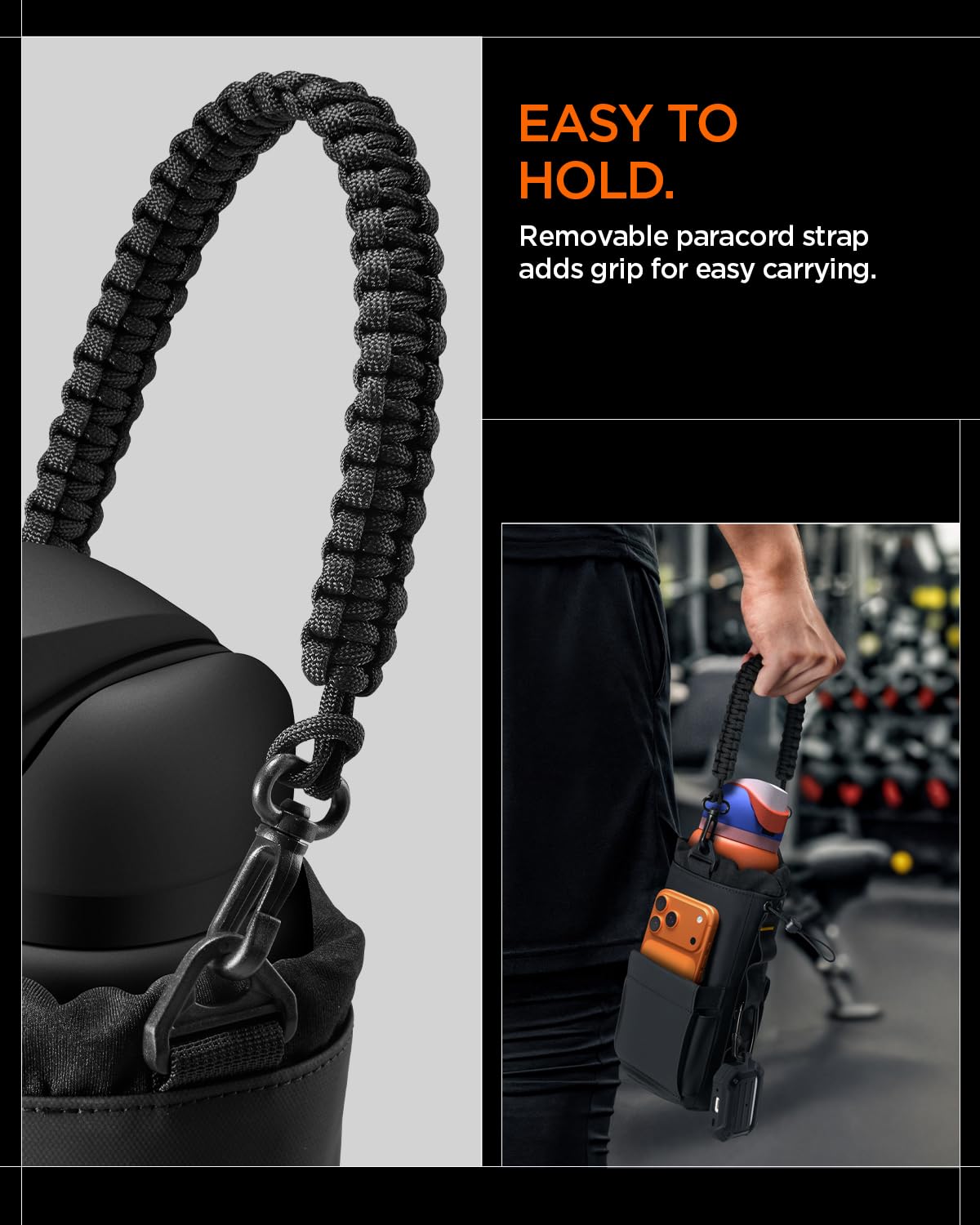 Spigen Life LF500 Magnetic Tumbler Bag - Black - image 4