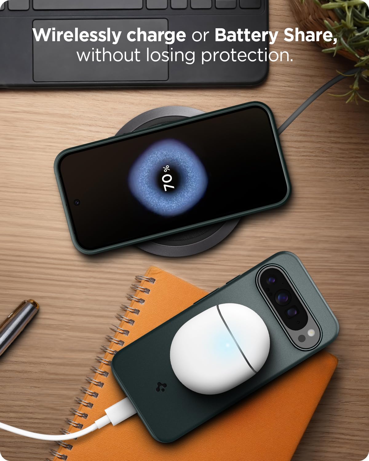 Spigen Thin Fit Google Pixel 9 Pro XL Phone Case - Abyss Green - image 7