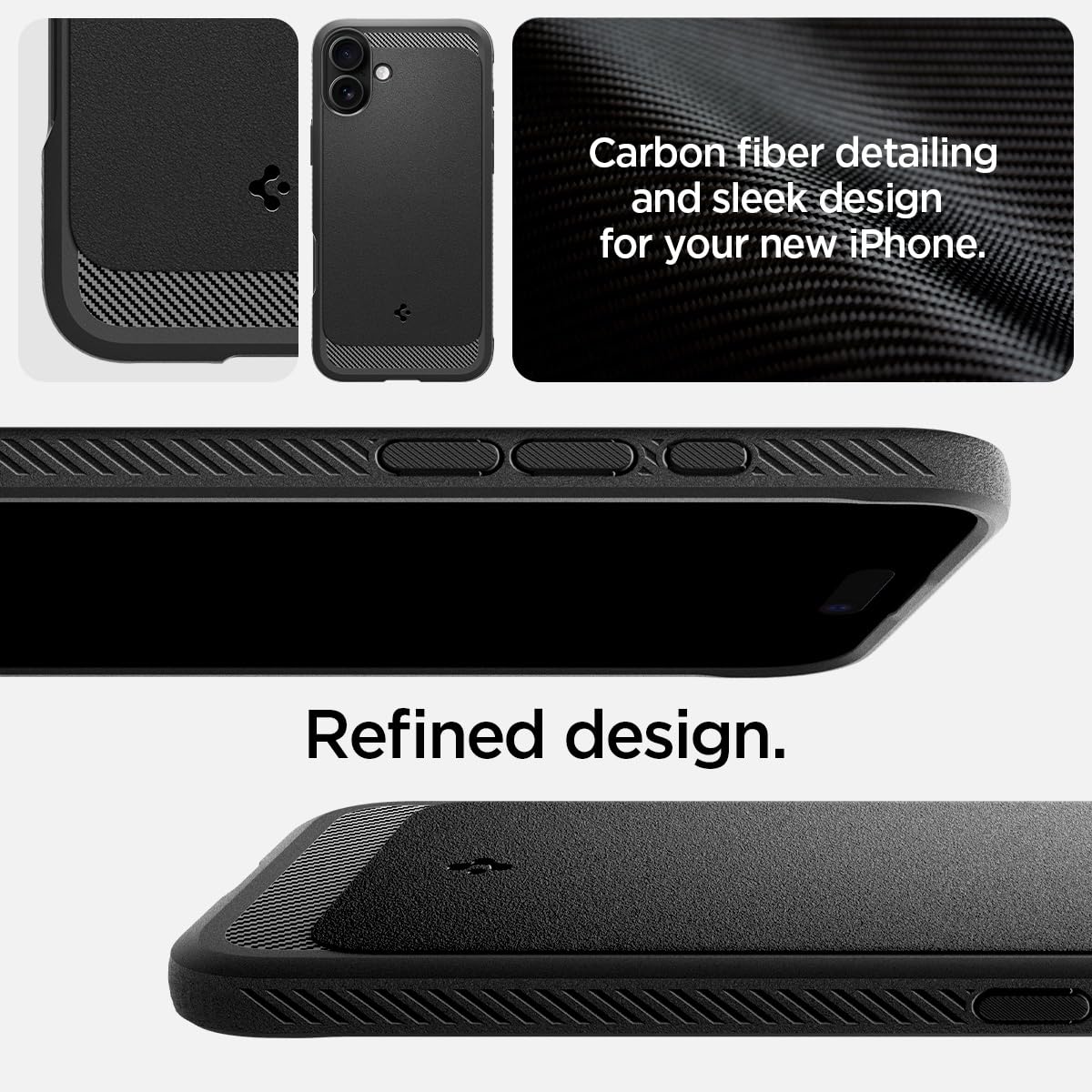 Spigen iPhone 16 Plus Case – Rugged Armor (MagFit) – detail image 3