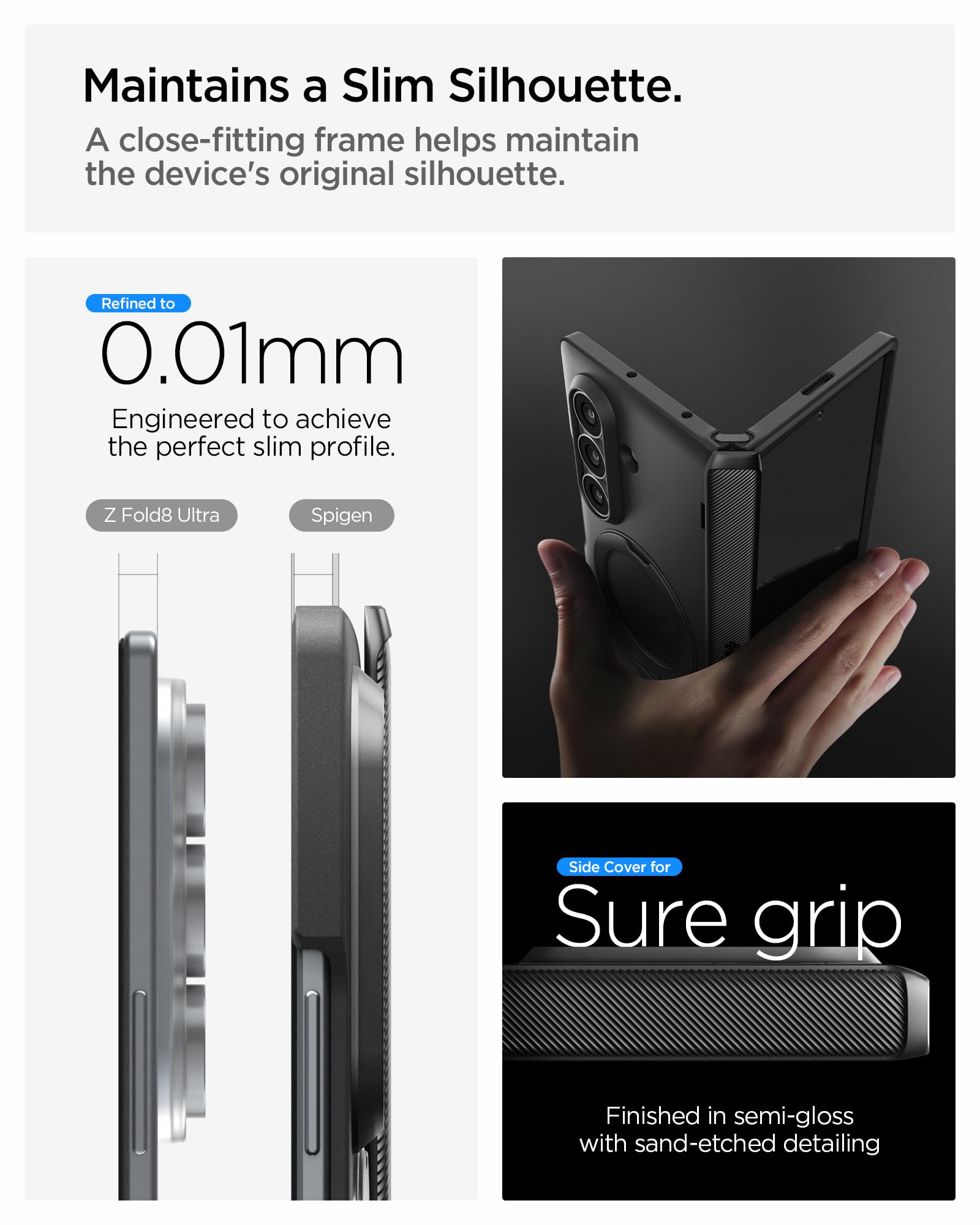 Spigen Galaxy Z Fold 8 Ultra Case Slim Armor Pro S MagFit - Black - image 6