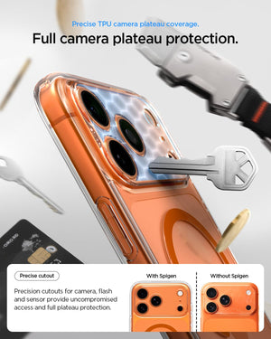 Spigen iPhone 17 Pro Max Case - Ultra Hybrid (MagFit) - Clear Orange