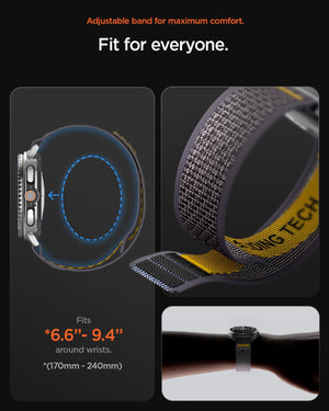 Spigen Galaxy Watch 9 Band - Athlex Air - Active Gray Athlex Air - image 5