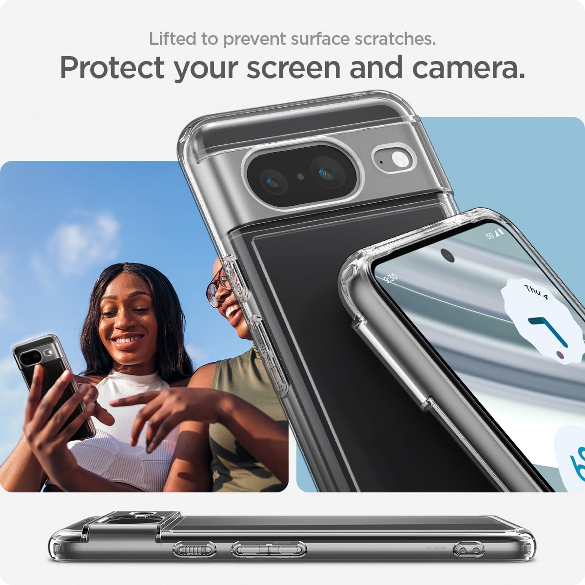 Spigen Ultra Hybrid Google Pixel 8 Phone Case - Crystal Clear - image 7
