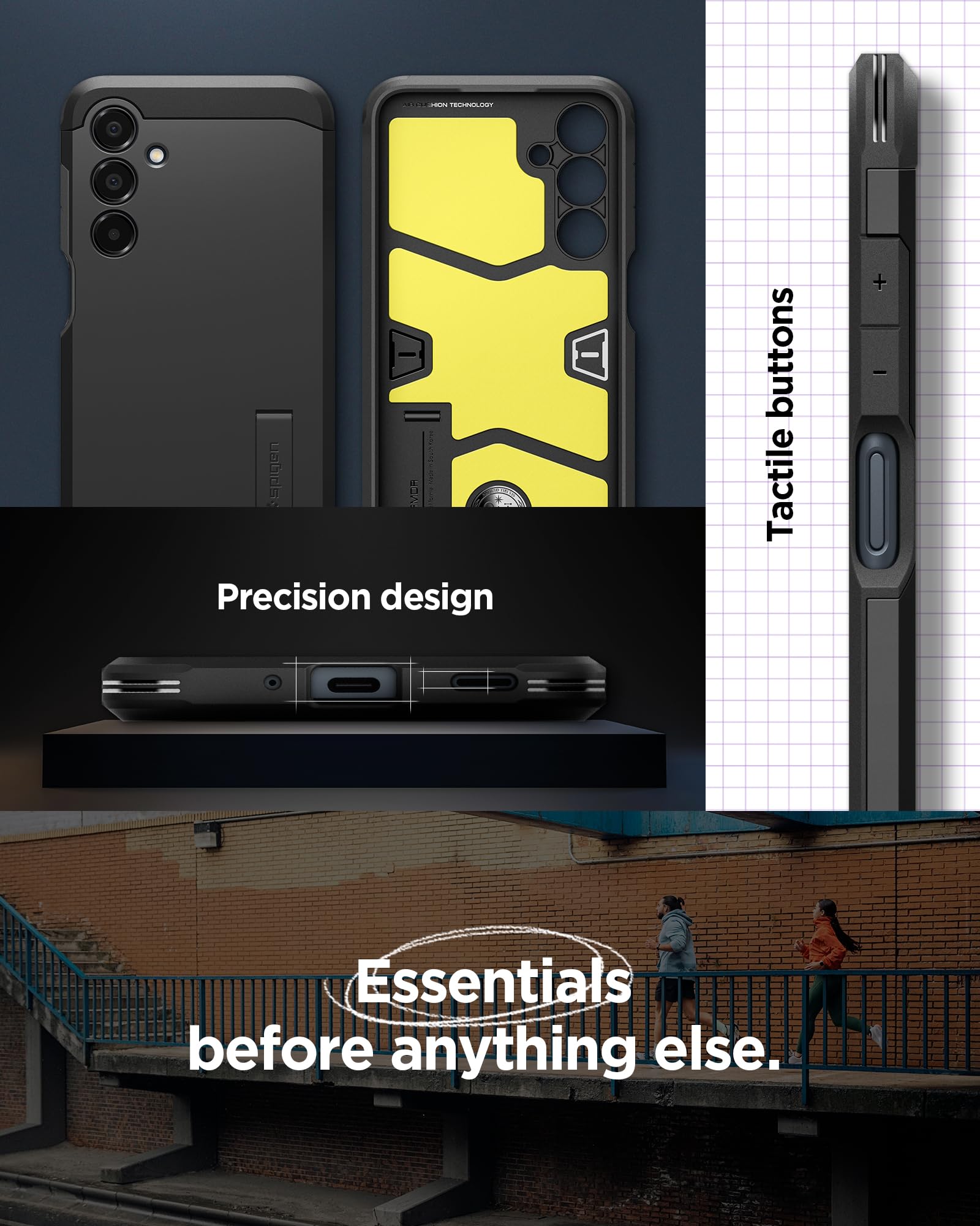 Spigen Galaxy A16 Series Case - Tough Armor - Black - image 7