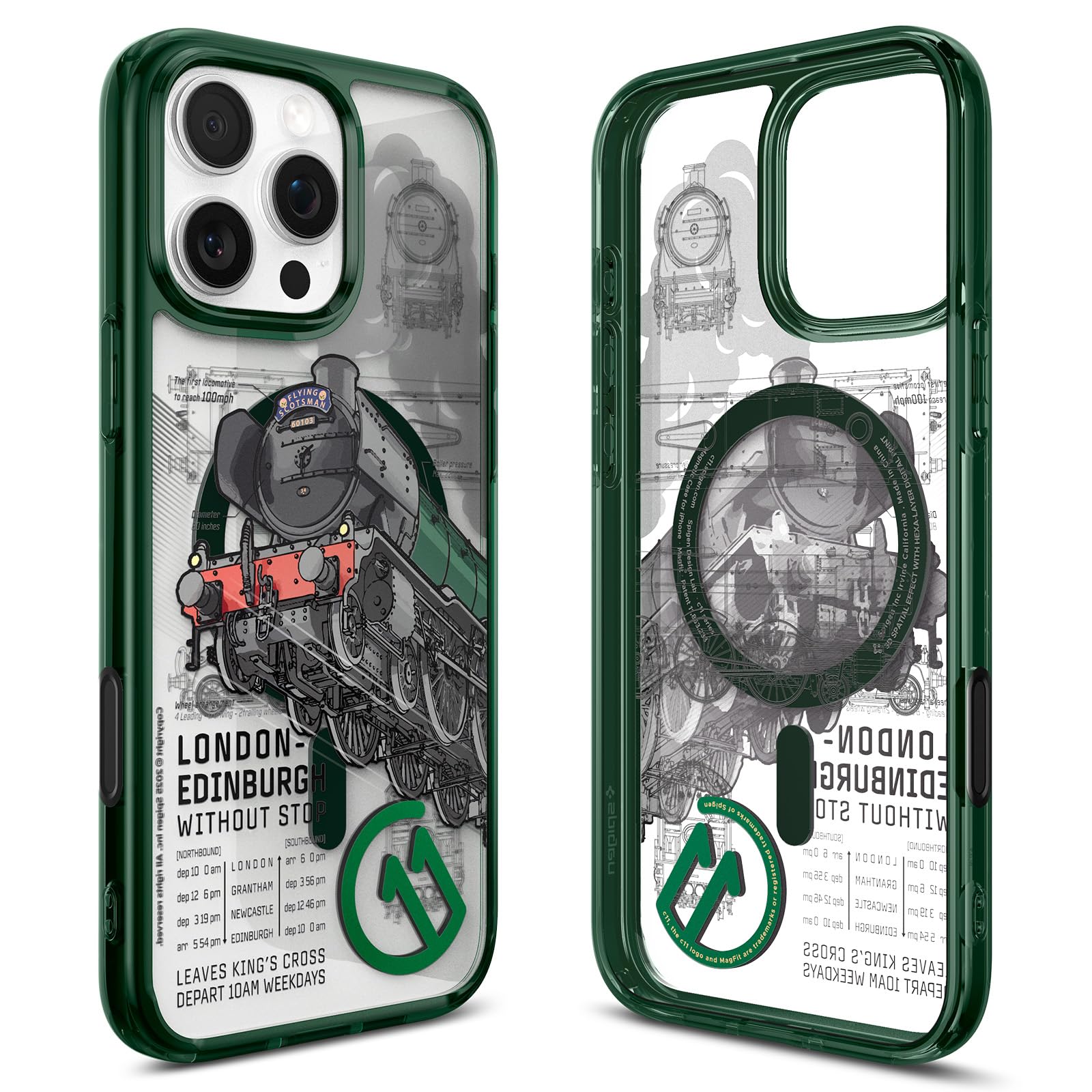 Spigen iPhone 16 Pro Case Ultra Hybrid MagFit - Scotsman Fir - image 1