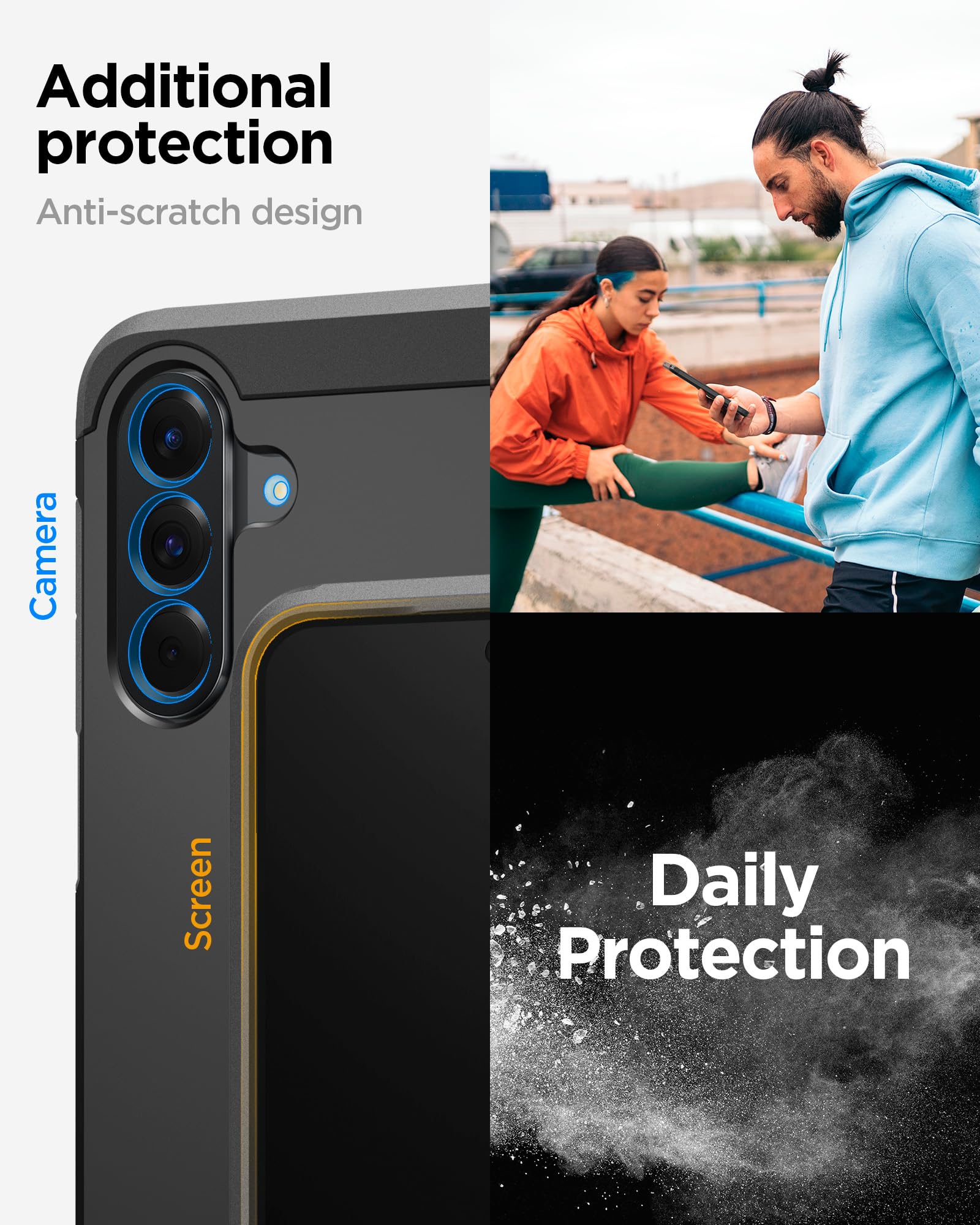 Spigen Galaxy A56 5G Case Tough Armor - Black image 6