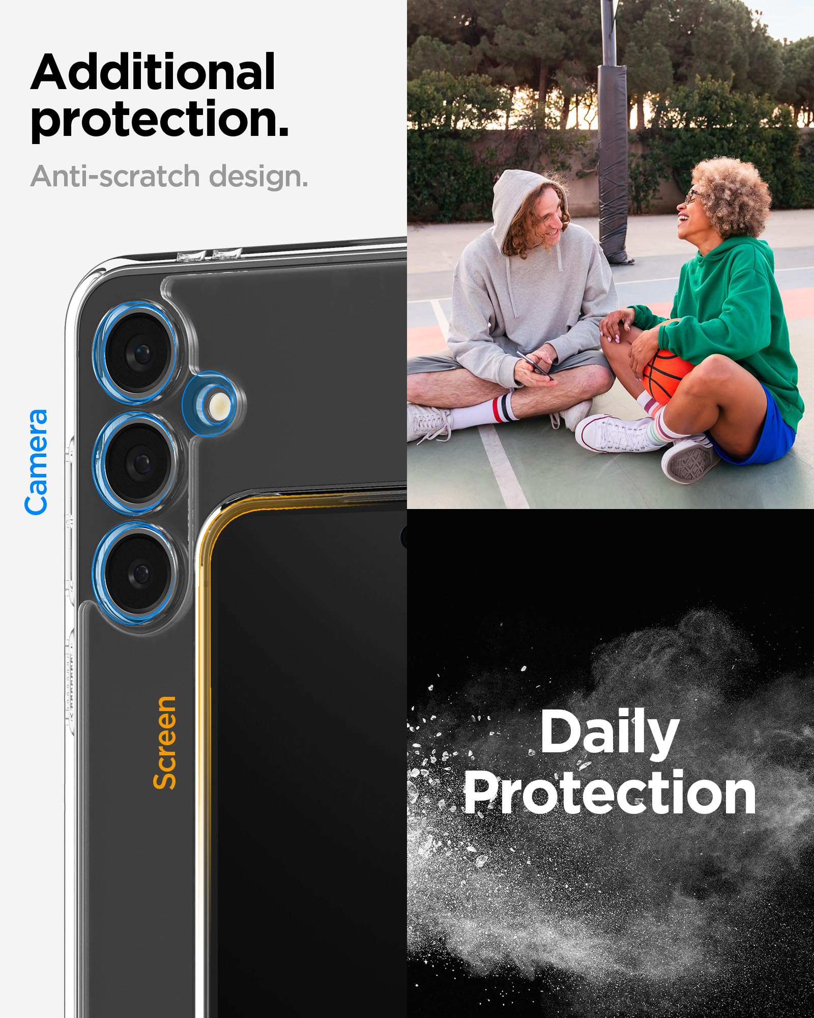 Spigen Galaxy S24 FE Case Ultra Hybrid Zero One - Crystal Clear image 6