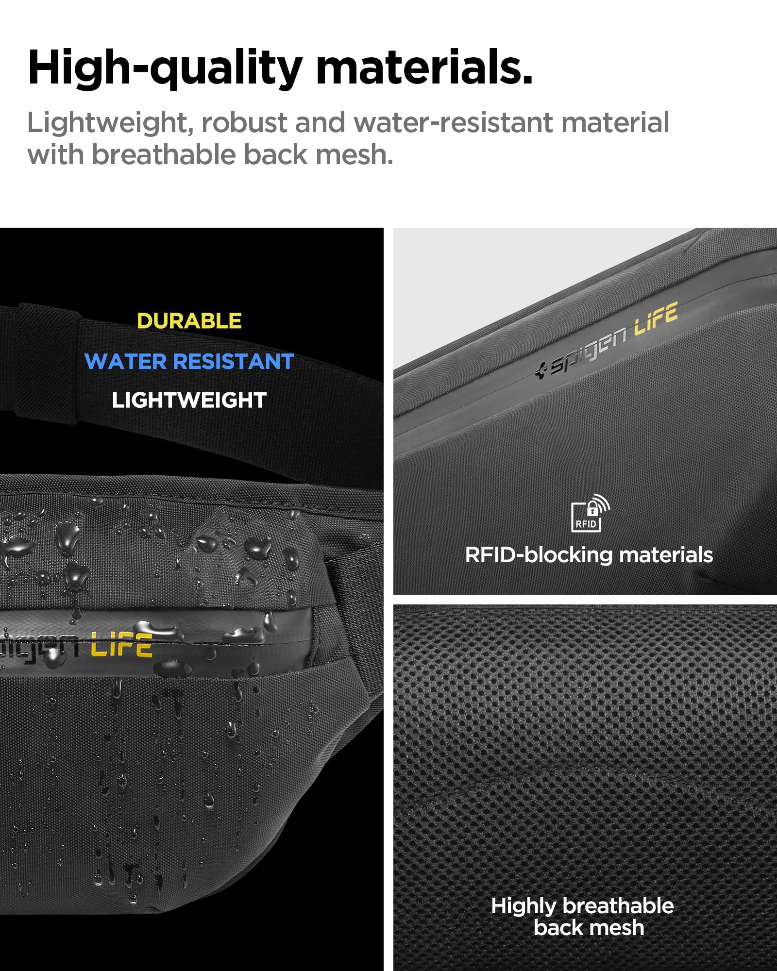 Spigen Klasden KD411 Waist Bag - Black - image 3