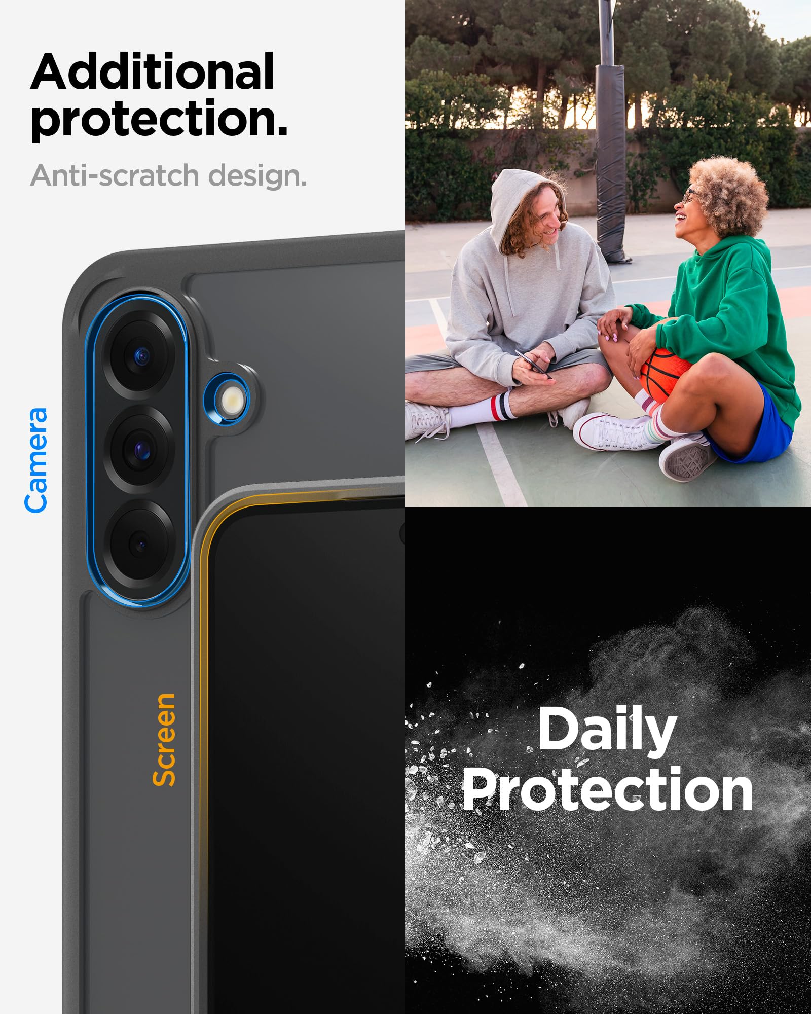 Spigen Galaxy A56 5G Case - Ultra Hybrid - Matte Black - image 6