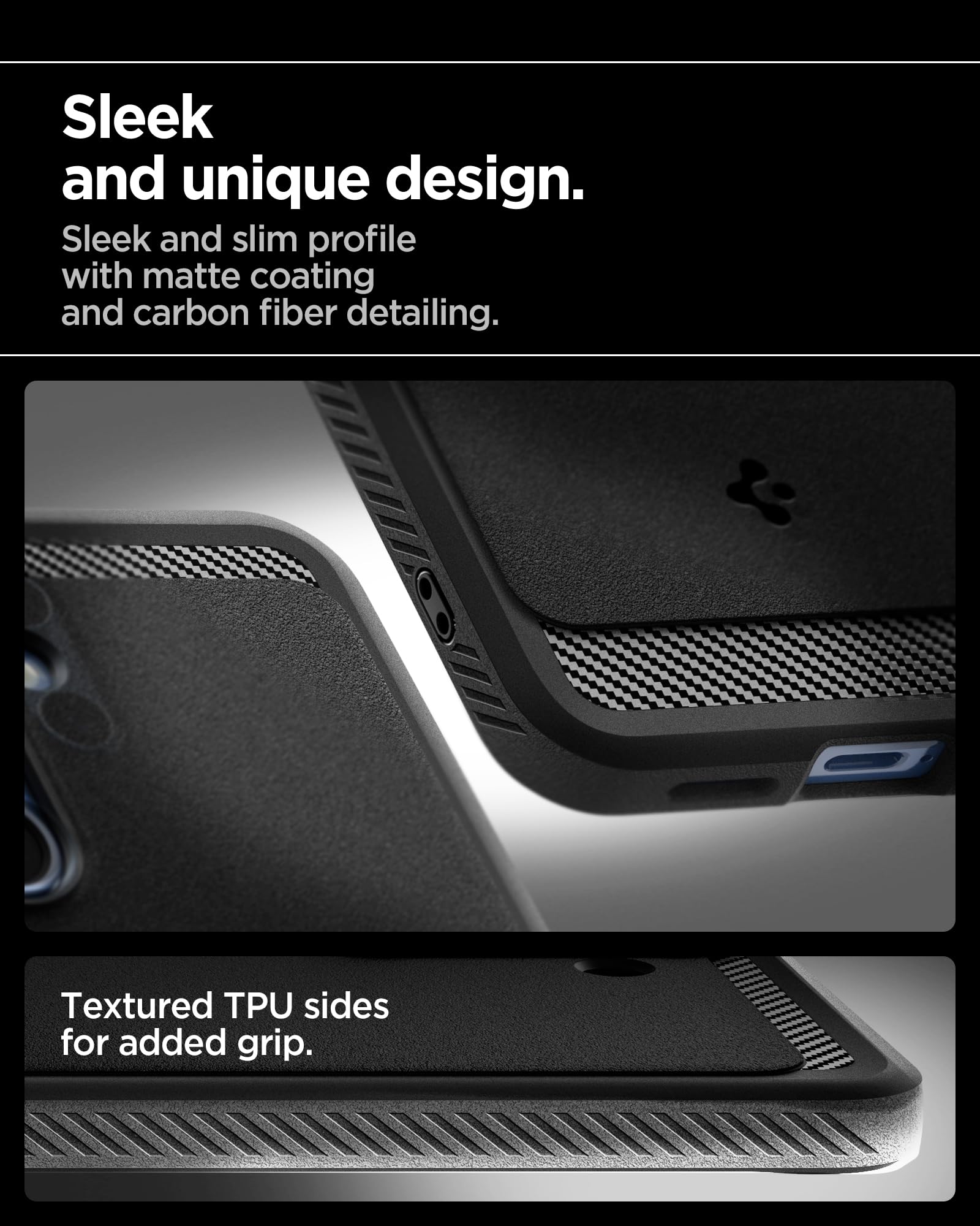 Spigen Galaxy S25 Plus Case - Rugged Armor MagFit - Matte Black - image 5