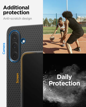 Spigen Galaxy A36 5G Case - Liquid Air - Matte Black - image 6